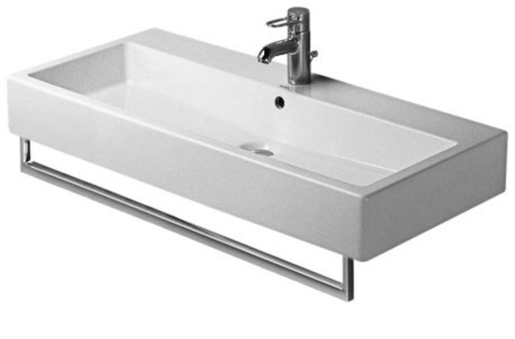 Duravit Vero handduksstång till tvättställ, 95,5 cm, krom