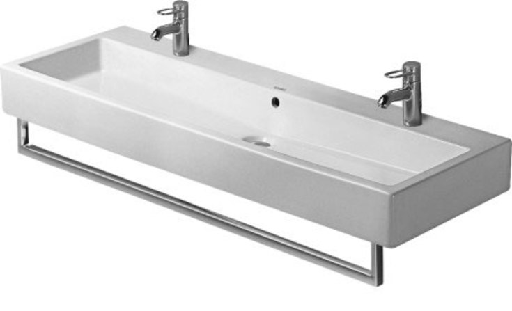 Duravit Vero håndklædeholder til håndvask, 115 cm, krom