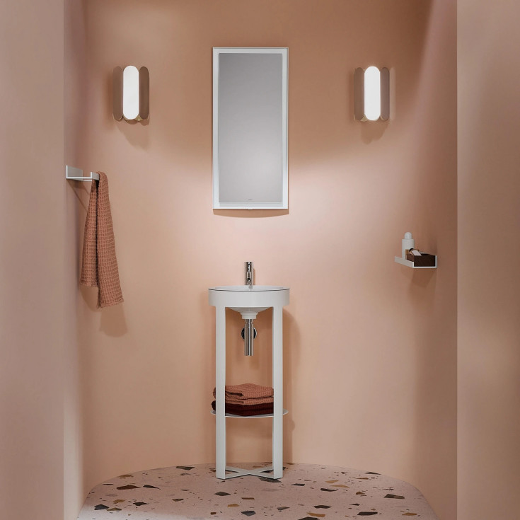 Alape Xcross RX400 håndvask, 39,7x42,7 cm, hvid