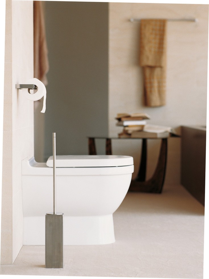 Cosmic Metric toiletbørste, børstet rustfrit stål