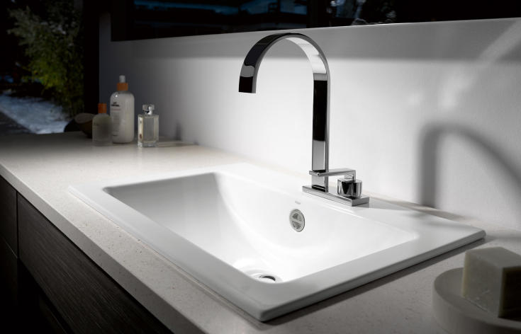 Laufen R-Series tvättställ, 58,5x40,5 cm, vit