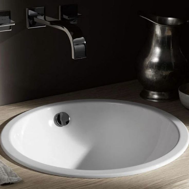 Alape K-Series tvättställ, Ø40 cm, vit