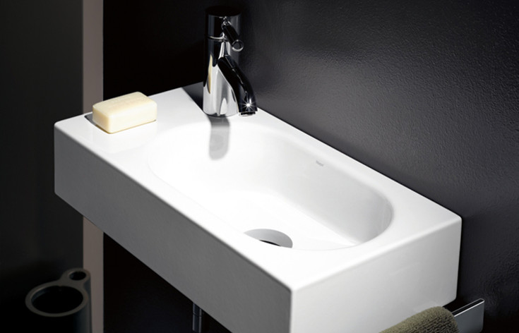 Alape Xplore.S servant, 50x26,8 cm, høyre, hvit