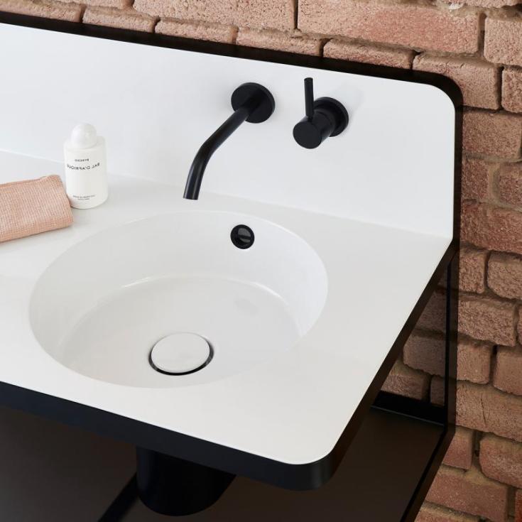 Alape WP.S19.1 håndvask, 100x47,7 cm, højre, hvid