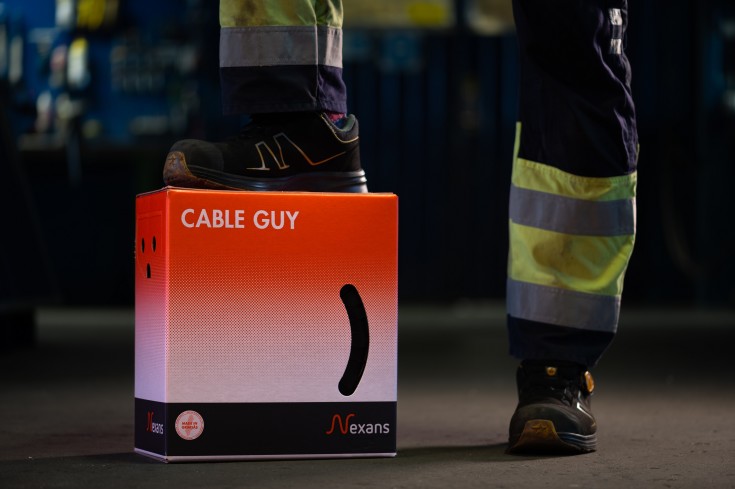 60 meter Kabel EXQ Easy 3G2,5 halogenfri, Dca, grå, B60 (cable guy)