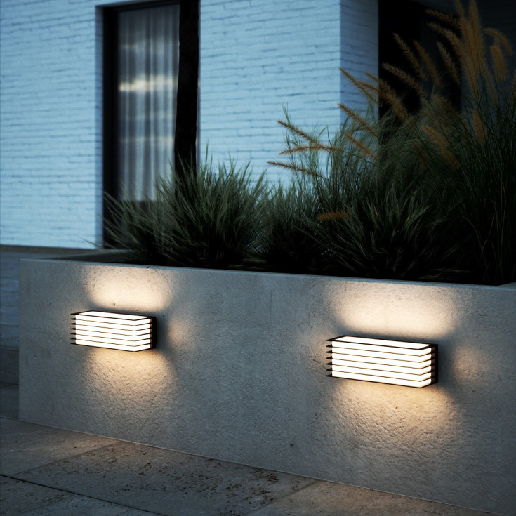 Nordlux Fluctus vegg utelys, 28 cm