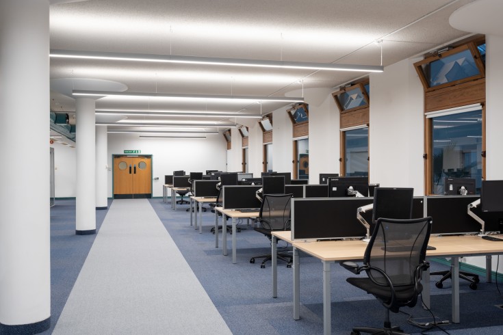 Vasco opp/ned 1200 50W 5300lm SWD Alu 1,5m kabel