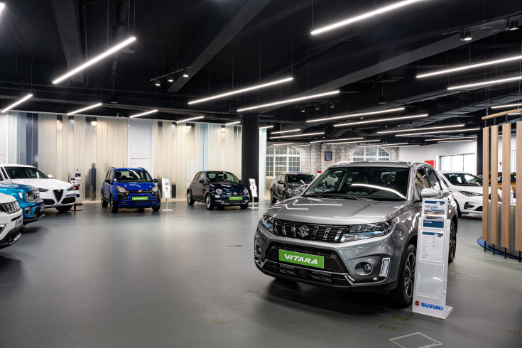 Vasco opp/ned 1200 50W 5300lm 3CCT Alu 1,5m kabel 1-10V