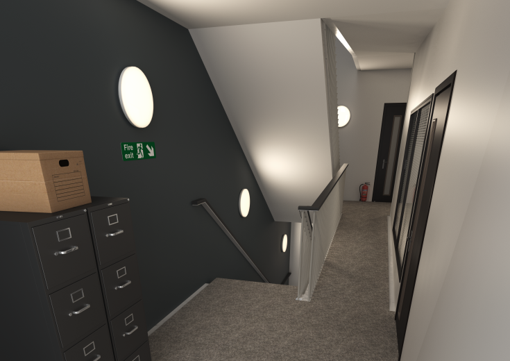 Mercurial IP54 Plafond SwDim NødST 13W/20W 3K/4K Ø370mm Hvid