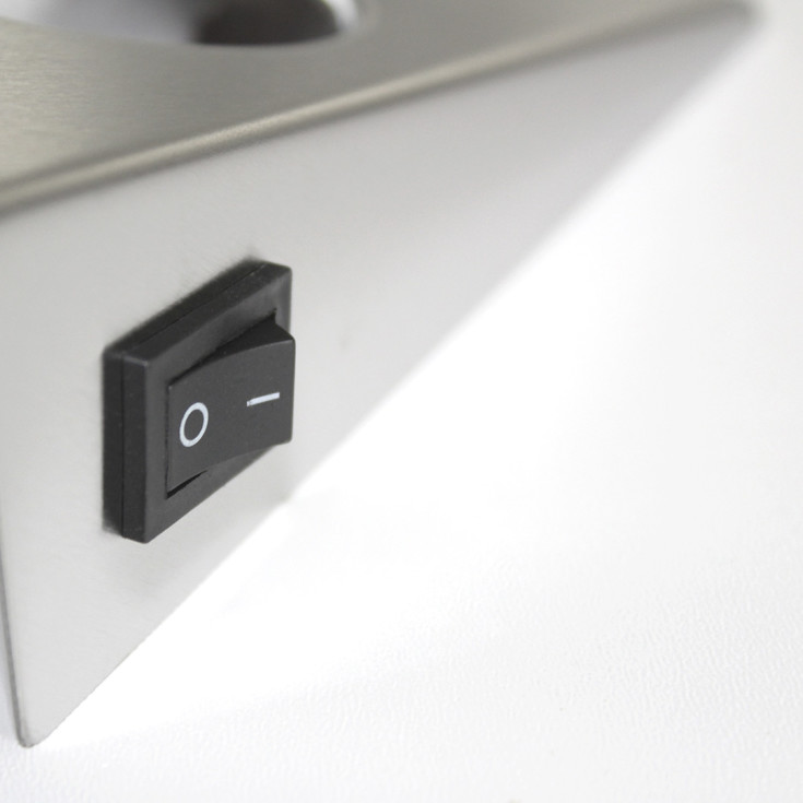 Loevschall trekant spot med driver, 2 stk