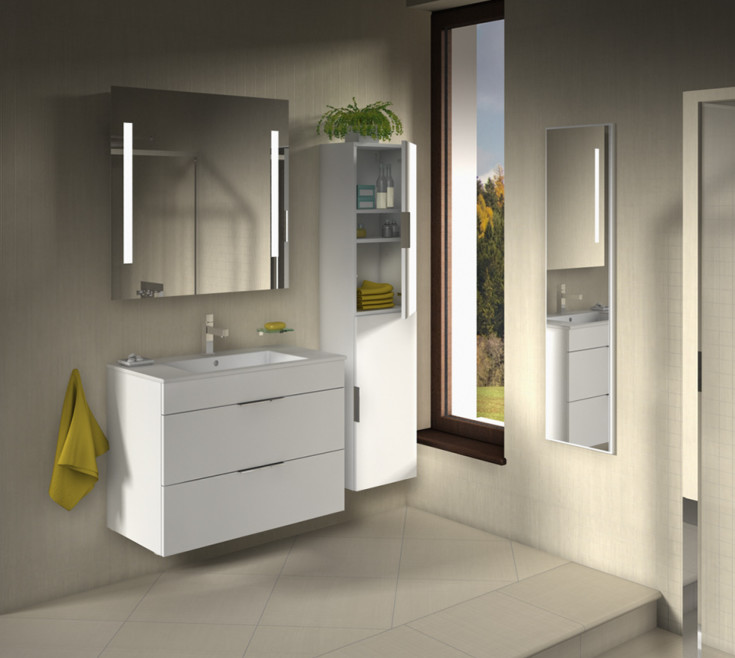 Jika Cube möbelpaket, 80x43 cm, vit