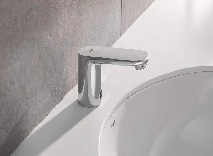 Grohe Eurosmart Cosmopolitan tvättställsblandare, beröringsfri, krom