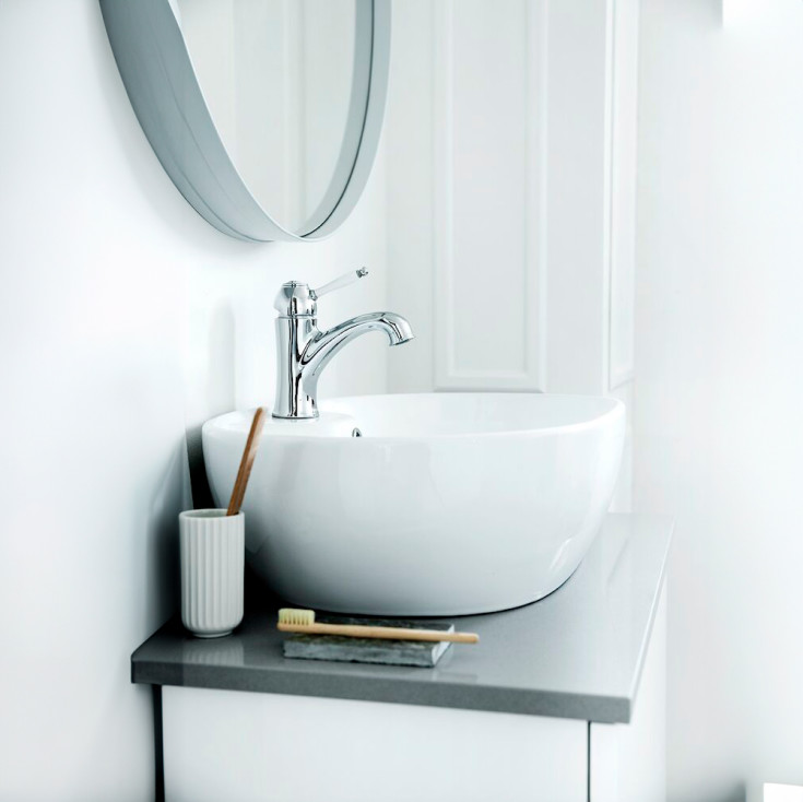 Damixa Tradition håndvaskarmatur, krom