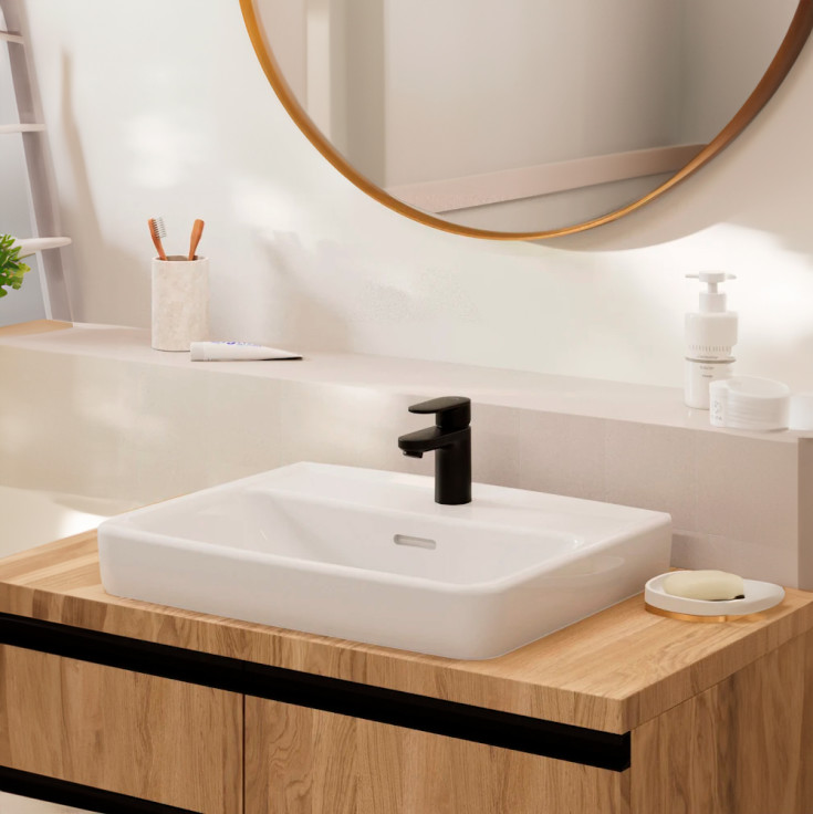 Hansgrohe Vernis Blend 70 tvättställsblandare, matt svart