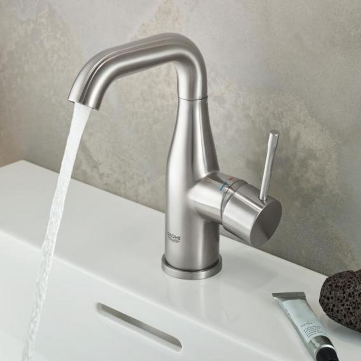 Grohe Essence tvättställsblandare, stål
