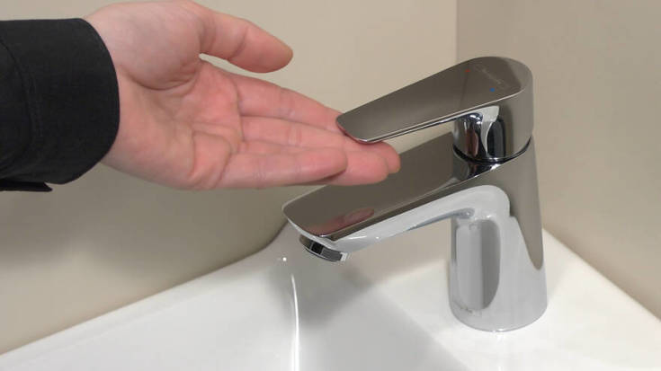 Hansgrohe Talis E 80 tvättställsblandare, krom
