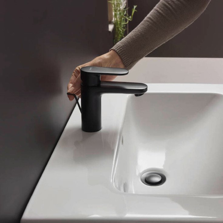 Hansgrohe Vernis Blend 100 tvättställsblandare, matt svart