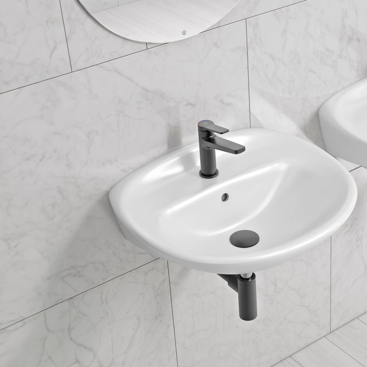 Gustavsberg Epic håndvaskarmatur, mat sort