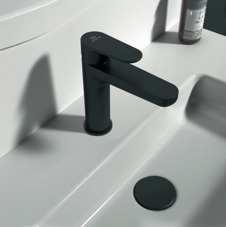 Ideal Standard Cerafine O håndvaskarmatur, mat sort