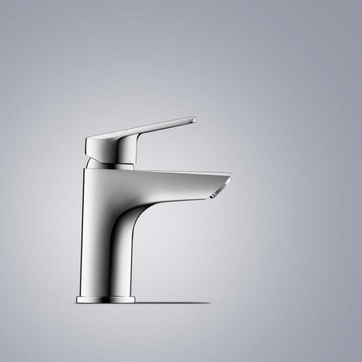 Duravit No.1 tvättställsblandare, small, krom