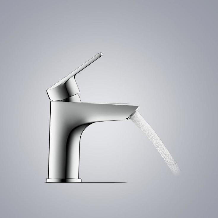 Duravit No.1 servantbatteri small, krom