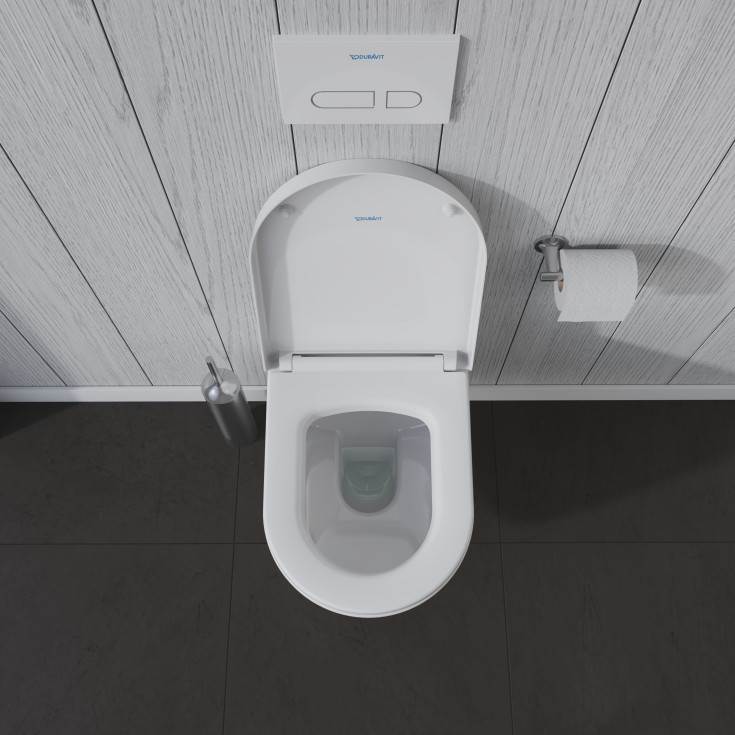 Duravit ME by Starck væghængt toilet, hvid