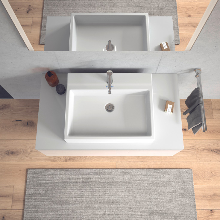 Duravit Vero Air toppmontert servant, 60x47 cm, hvit