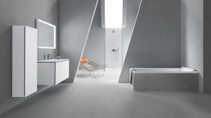 Duravit L-Cube servantskap, 102x48 cm, matt hvit