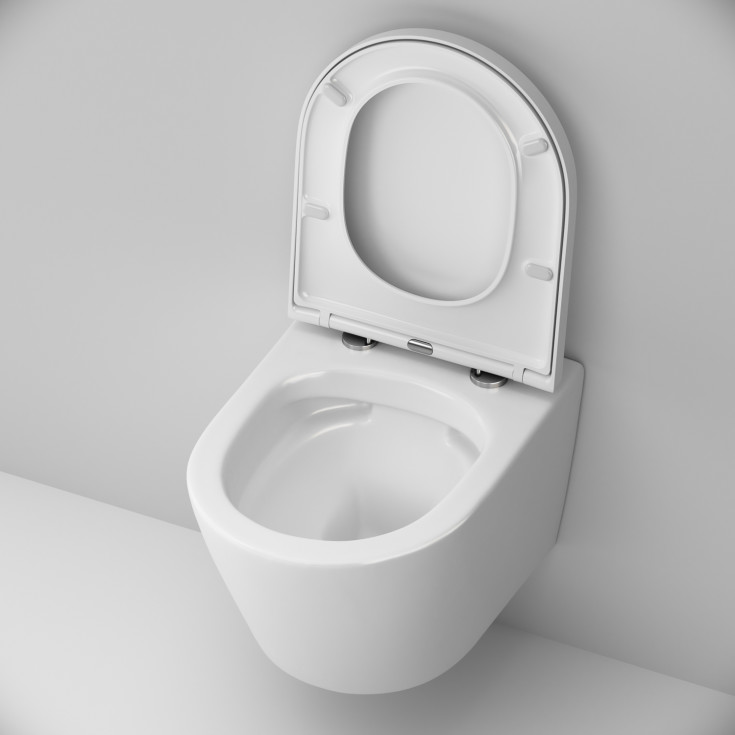 AM.PM Flash væghængt toilet, uden skyllekant, hvid