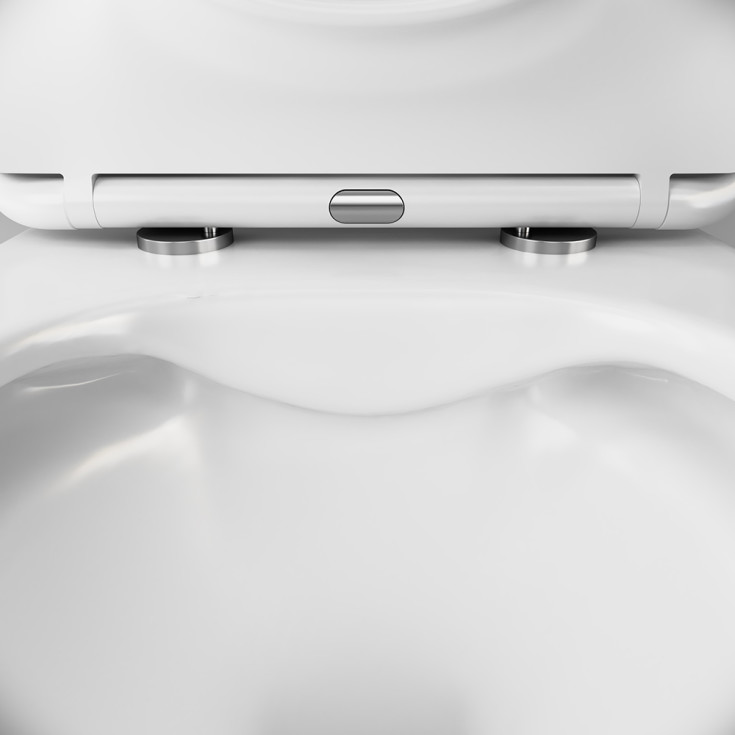 AM.PM X-Joy vegghengt toalett, uten skyllekant, hvit