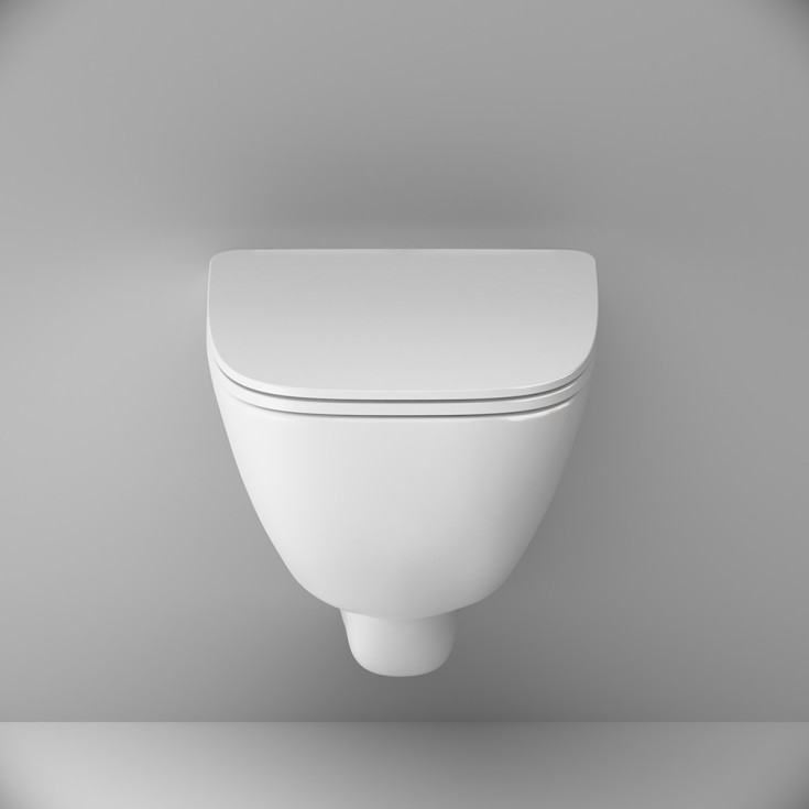 AM.PM X-Joy væghængt toilet, uden skyllekant, hvid