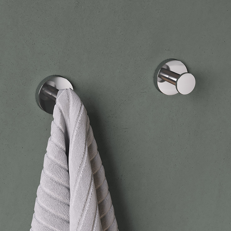 2 st Cosmic Start handdukskrok, krom