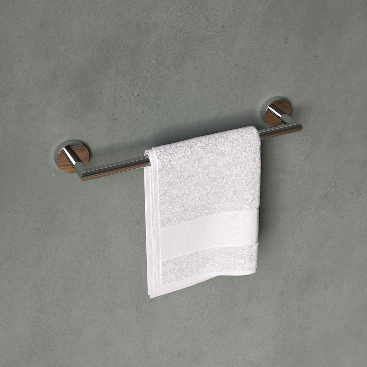 Cosmic Start håndklædestang, 40 cm, krom