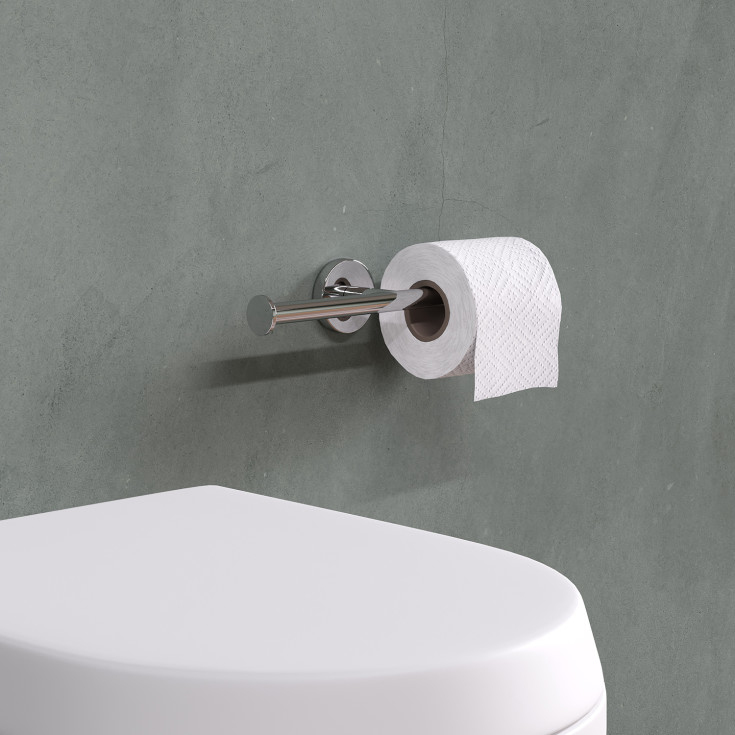 Cosmic toiletrulleholder, krom