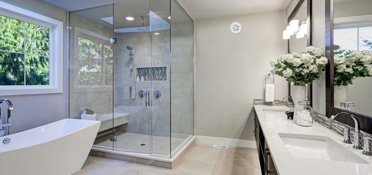 DUKA S7 "7 i 1" baderomsvifte, Ø100 mm, hvit