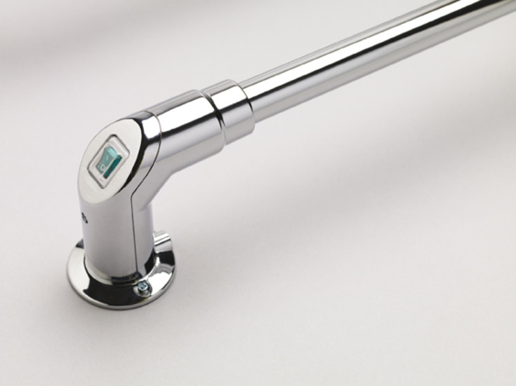 Pax TR45 håndkletørker, el, 48,8x44,4 cm, rustfritt stål