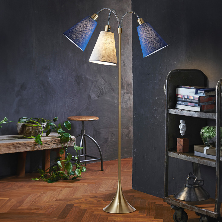 Nielsen Light Trafik golvlampafot, mässing