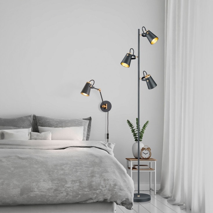 Trio Lighting Edward golvlampa