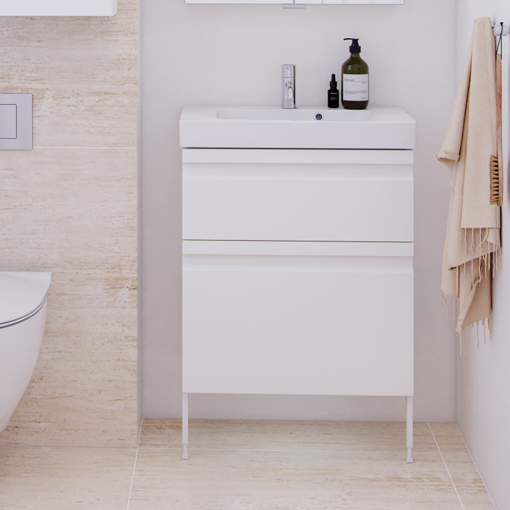 Dansani You Classic stödben, vit, 15-19 cm