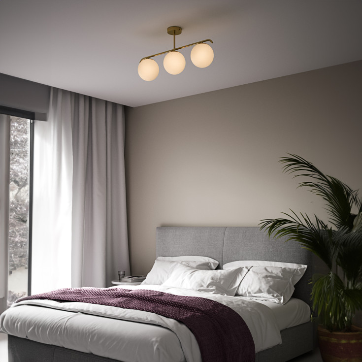 Nordlux Grant loftlampe, messing