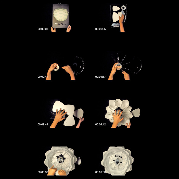 Umage Silvia lampeskærm, hvid, Ø32 cm