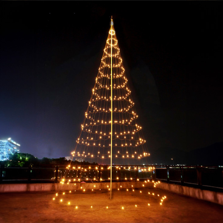 4 stk Veli Line lyskæde til flagstang, 10 meter