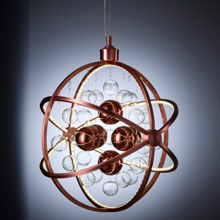 Nielsen Galaxy pendel LED 20W, kobber