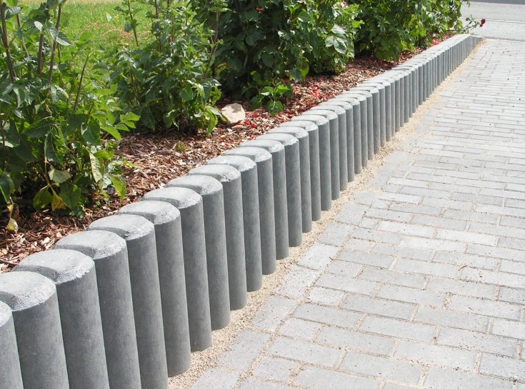 Hahn palisade, rund, 11x80 cm