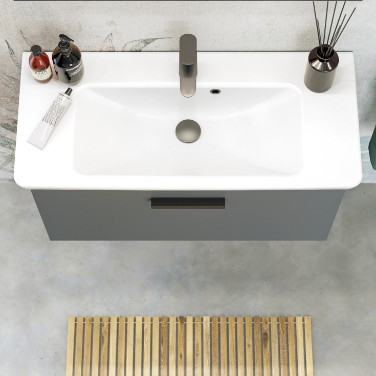 Dansani Mido+ underskab, 60x35 cm, grå