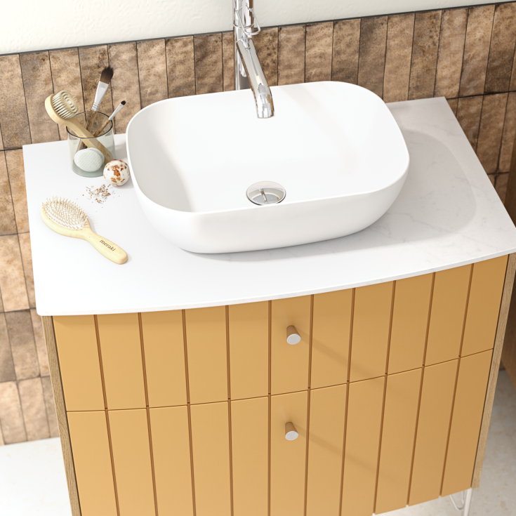 Dansani Daisy håndtak, Ø24 mm, krom