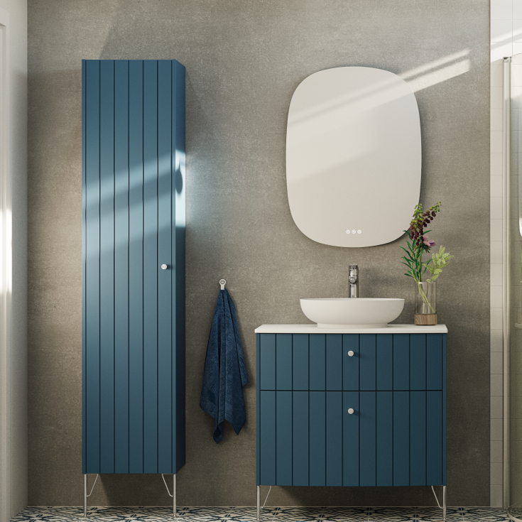 Dansani Daisy håndtak, Ø24 mm, krom