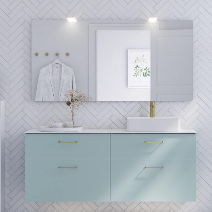 Dansani Soft spejl, 160x80 cm