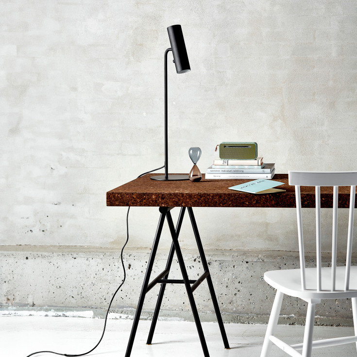 Dftp MIB 6 bordlampe, sort