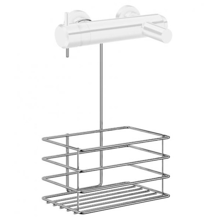 Beslagsboden duschhylla, krom